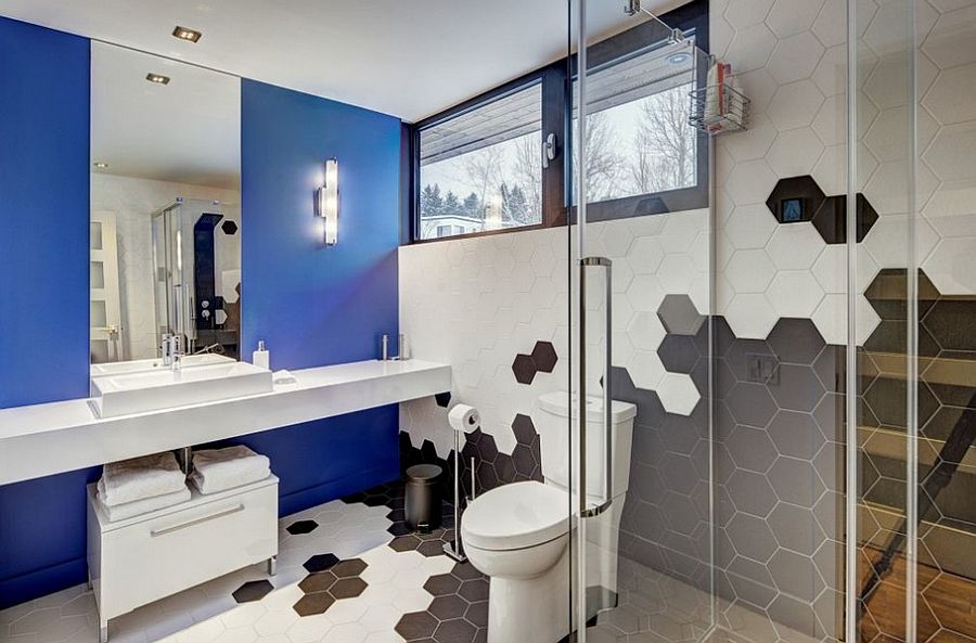 Hexagon Tile Bathroom