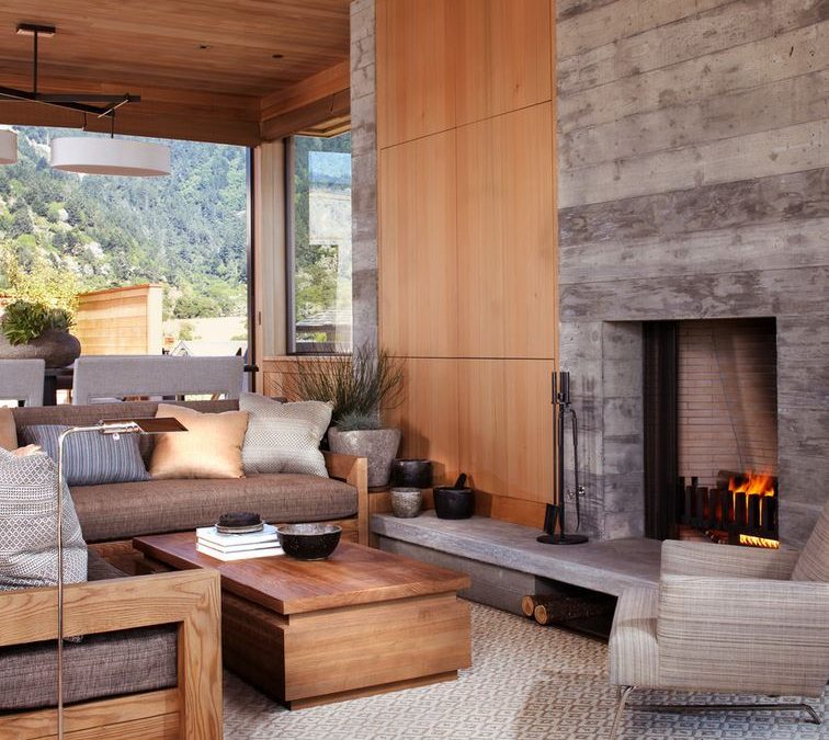 Fireplace Surround Tile Enhances Décor